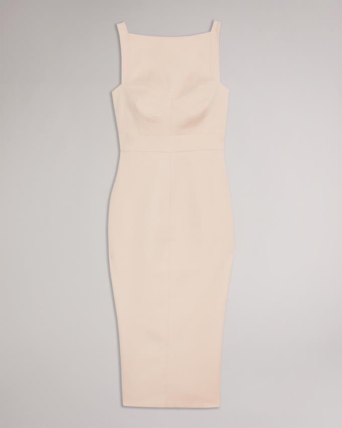 Peignoir Ted Baker Bodycon Midi Rose Femme | AJR-06095533